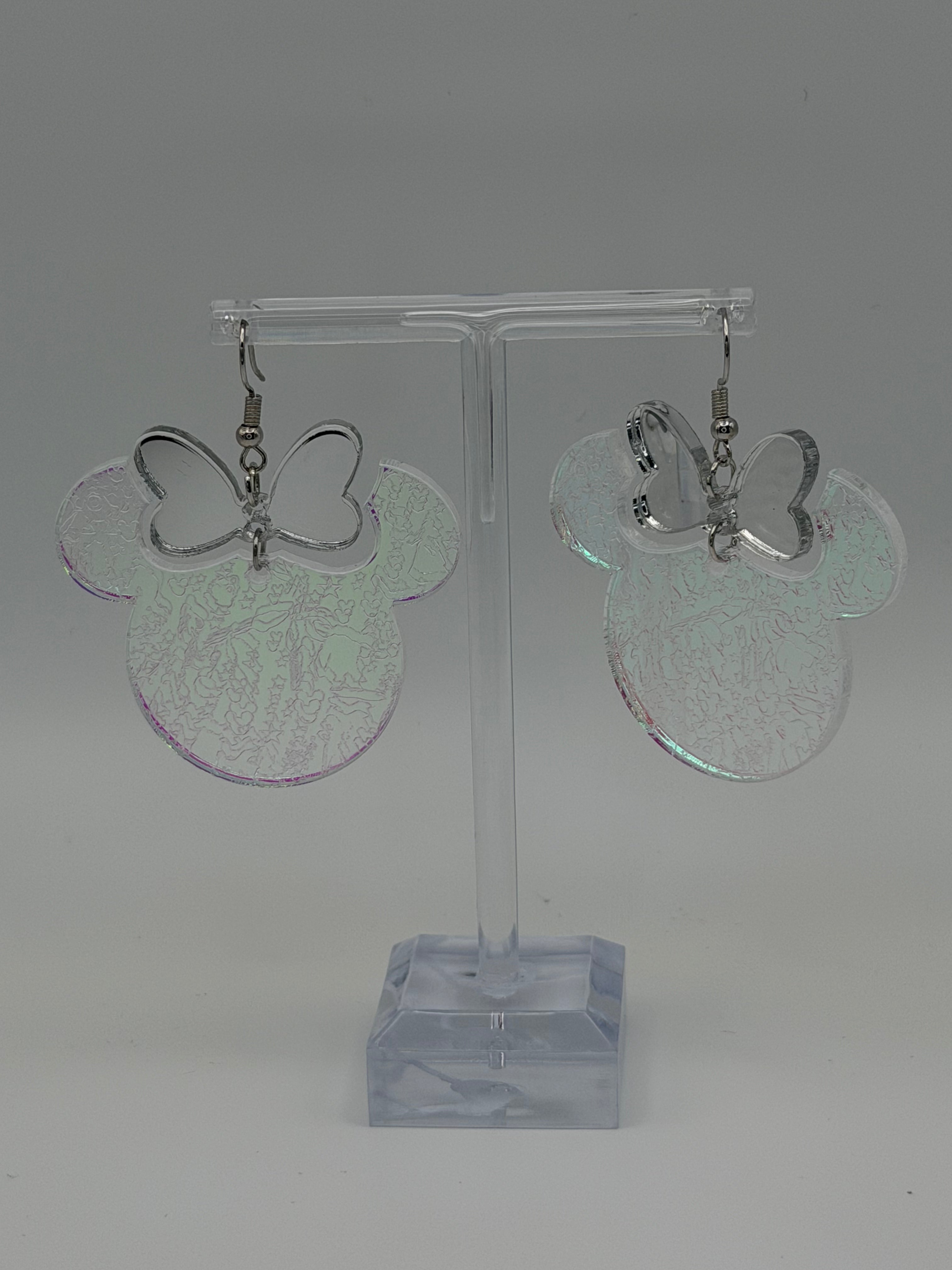 Magic Silhouette Emerald Two-Piece Articulated Dangle Earrings