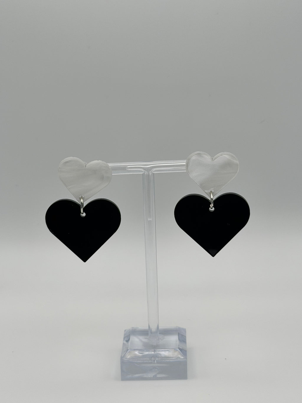 Duet Heart Articulated Dangle Earrings