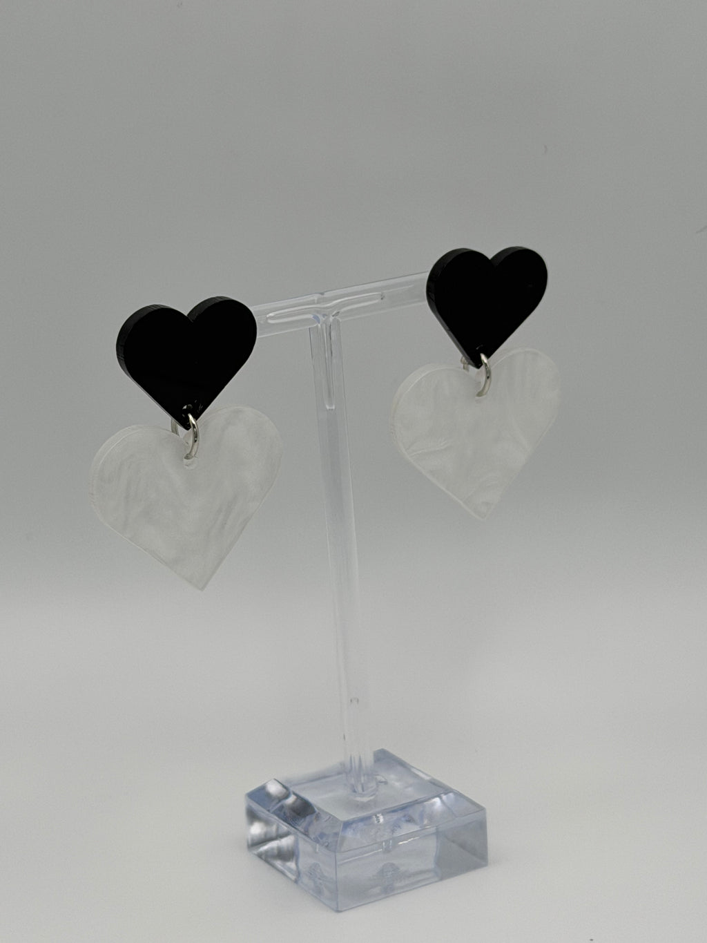 Duet Heart Articulated Dangle Earrings