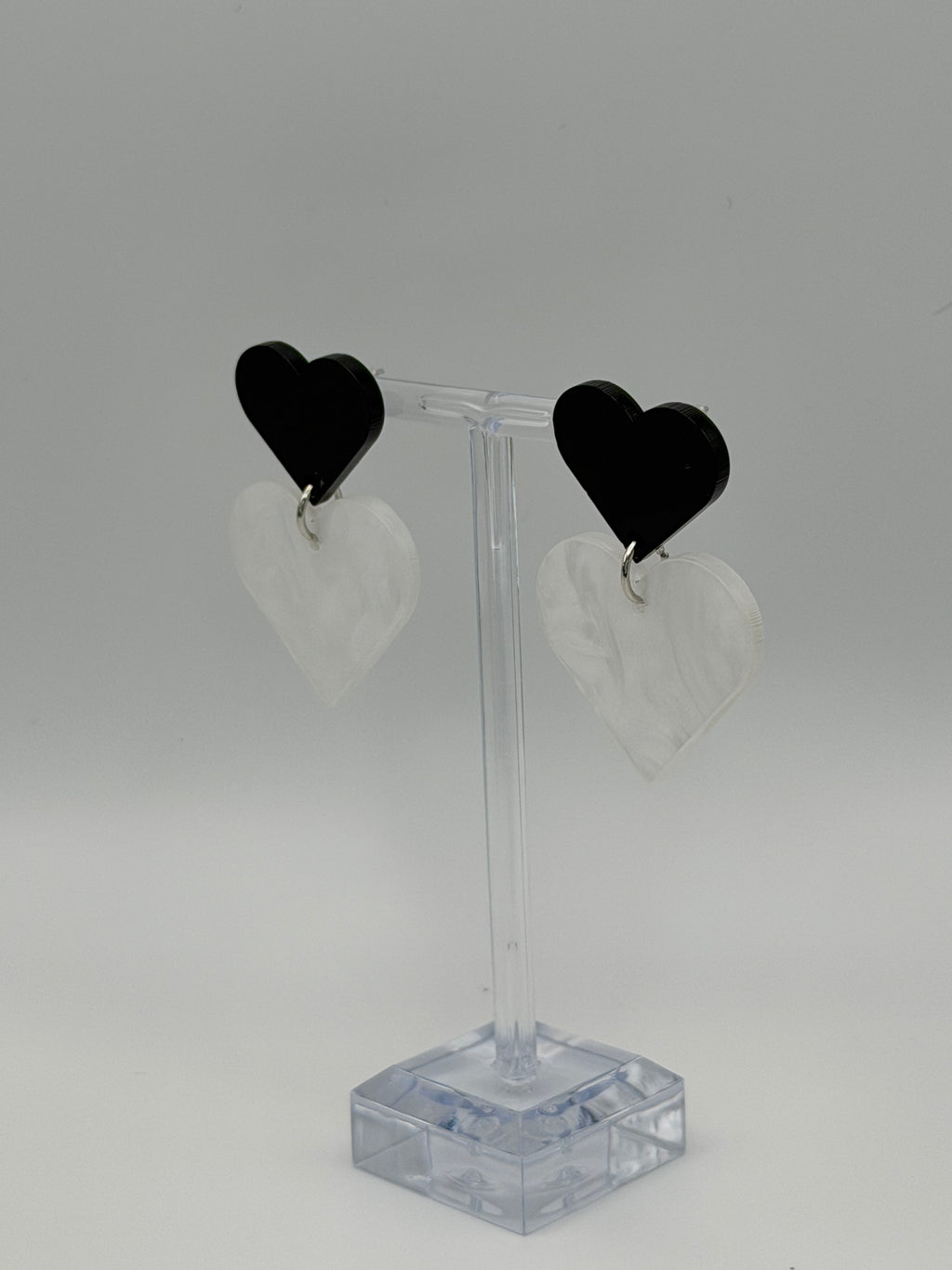 Duet Heart Articulated Dangle Earrings