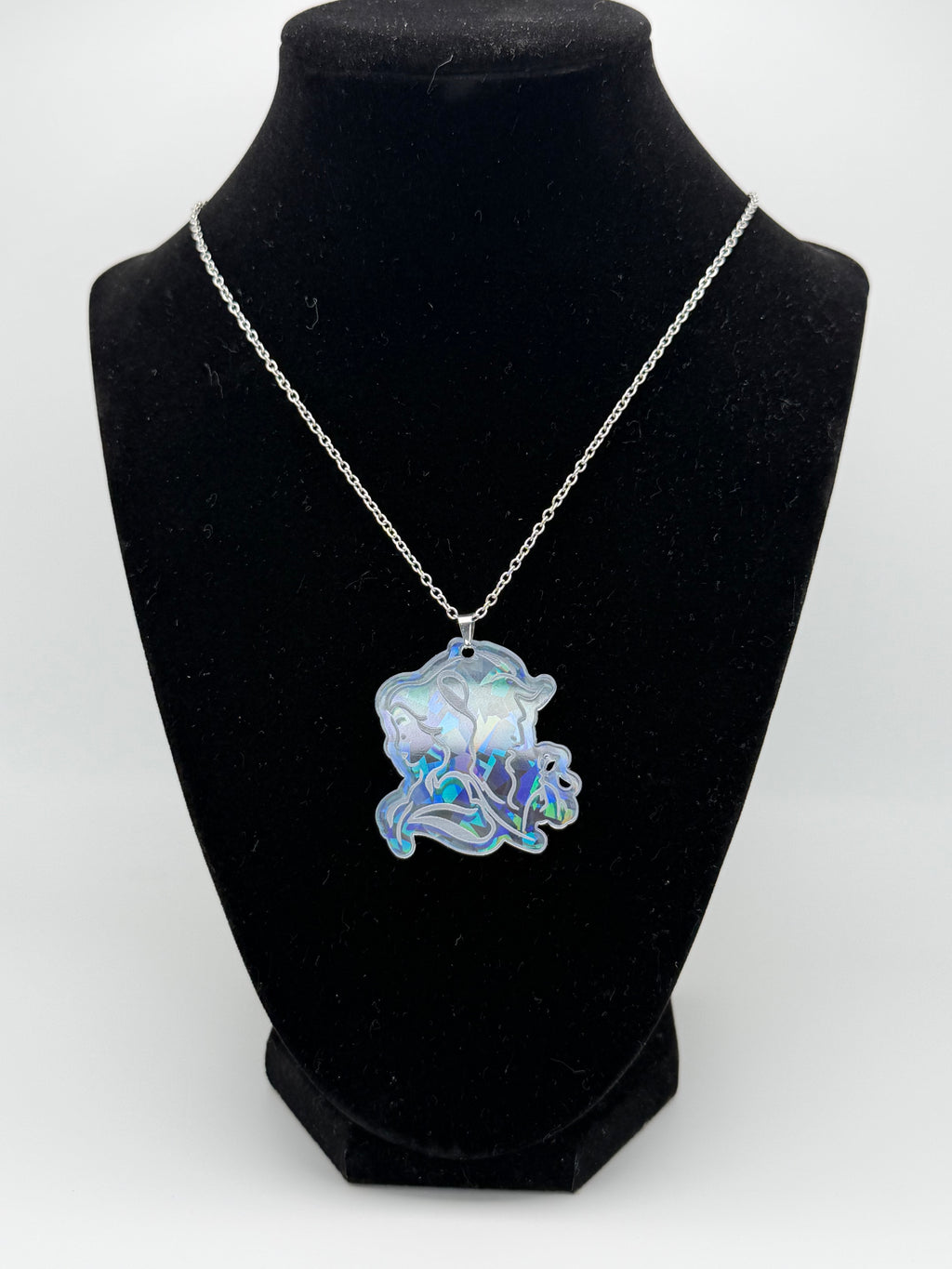 Enchanted Glass Princess Silver Cameo Pendant Necklace — Exclusive Edition