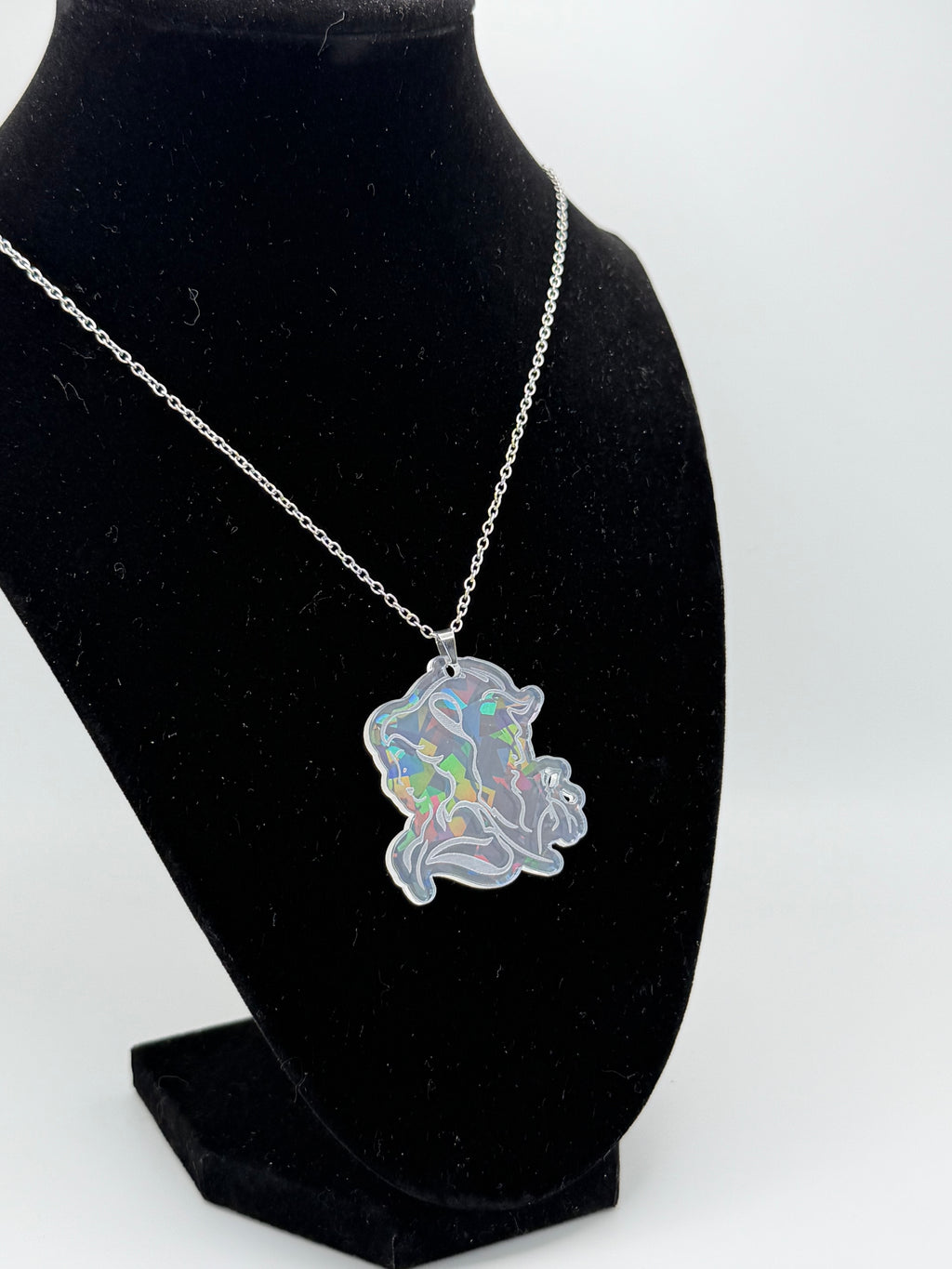 Enchanted Glass Princess Silver Cameo Pendant Necklace — Exclusive Edition