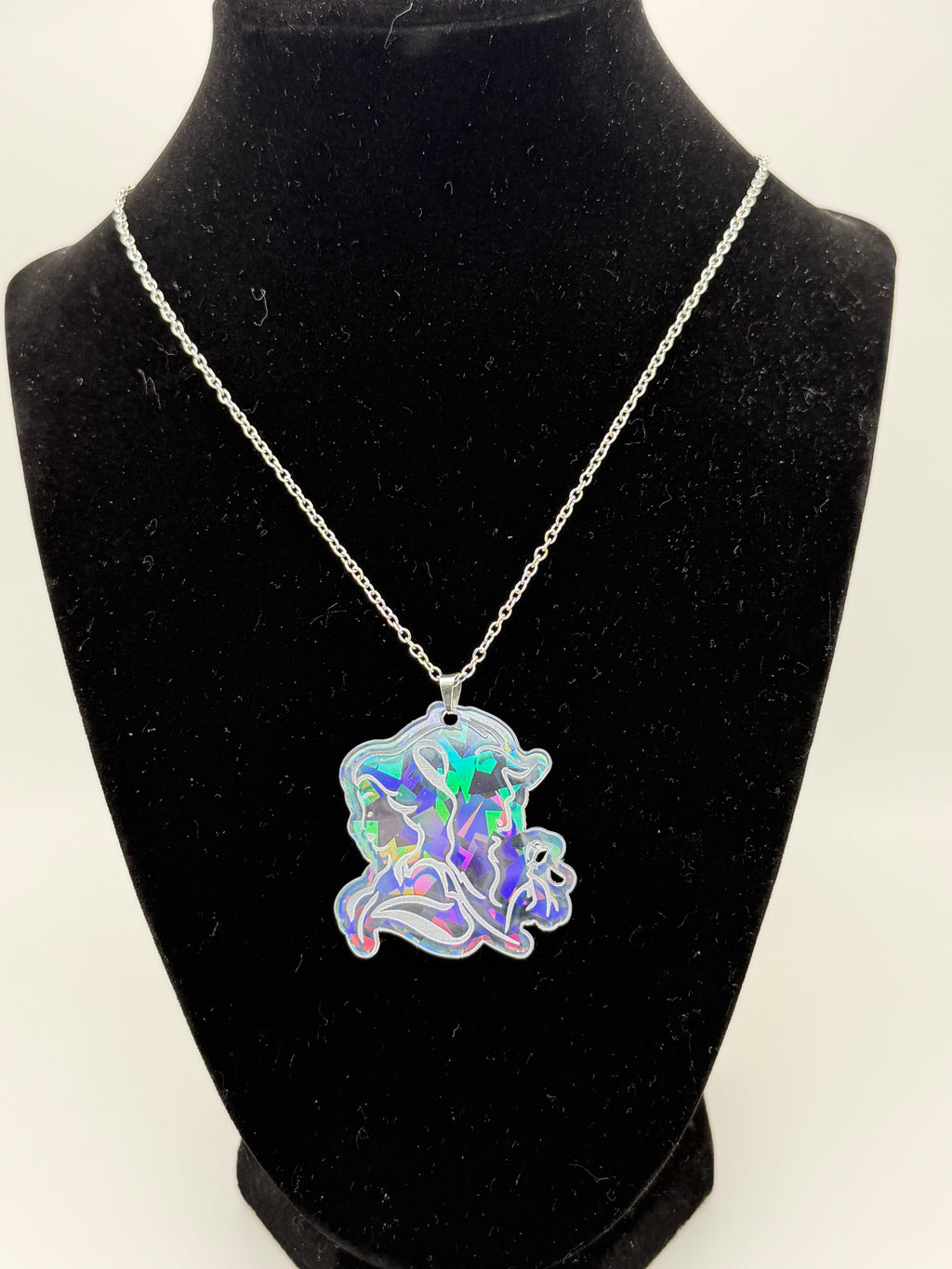 Enchanted Glass Princess Silver Cameo Pendant Necklace — Exclusive Edition