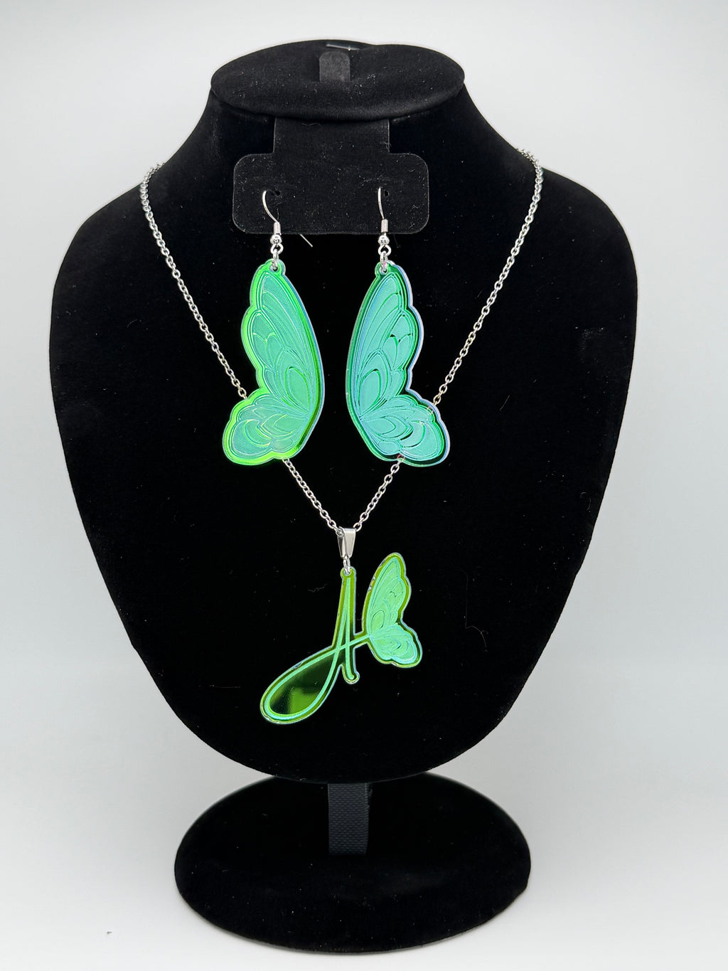 Signature Abi's Metamorphosis Jewelry Set — Butterfly Necklace & Earrings Set