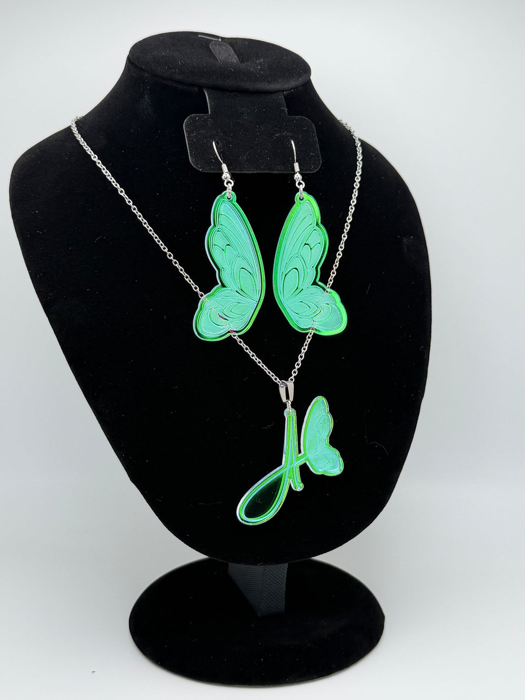 Signature Abi's Metamorphosis Jewelry Set — Butterfly Necklace & Earrings Set