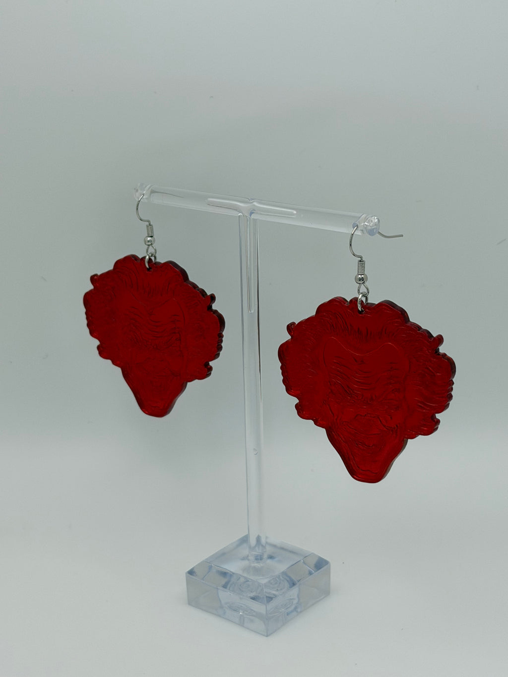Wicked Evil Clown Dangle Earrings — Halloween Edition