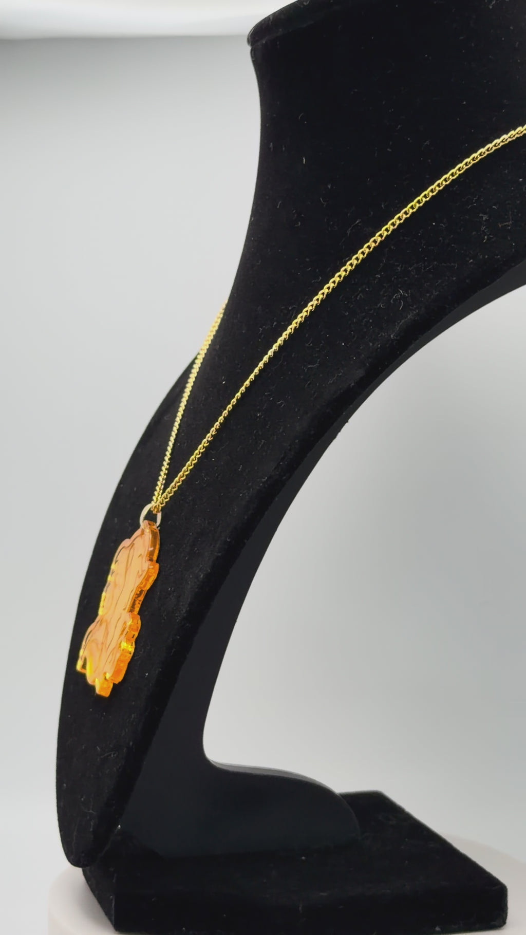 Enchanted Glass Princess Gold Cameo Pendant Necklace — Exclusive Edition