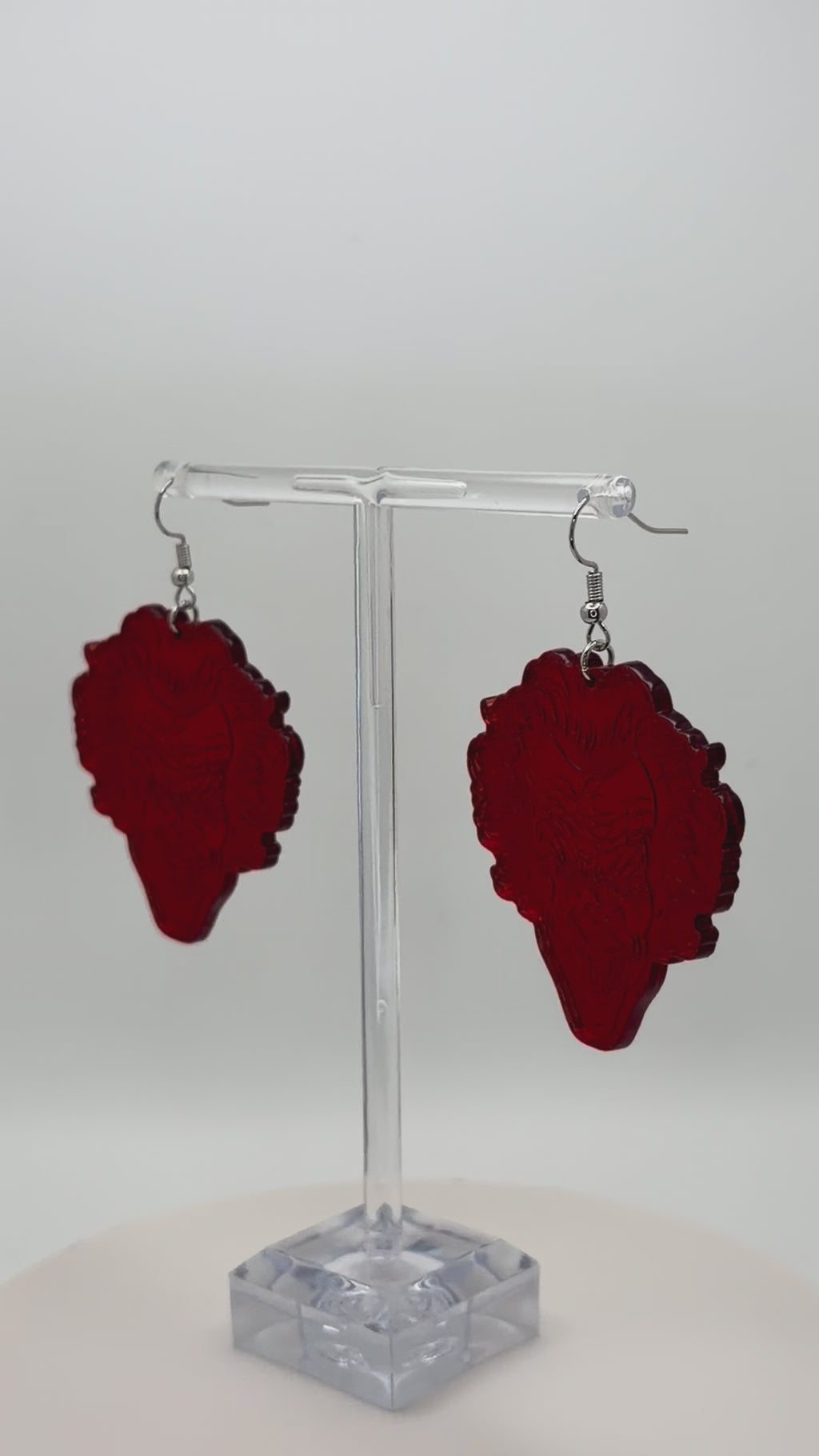 Wicked Evil Clown Dangle Earrings — Halloween Edition